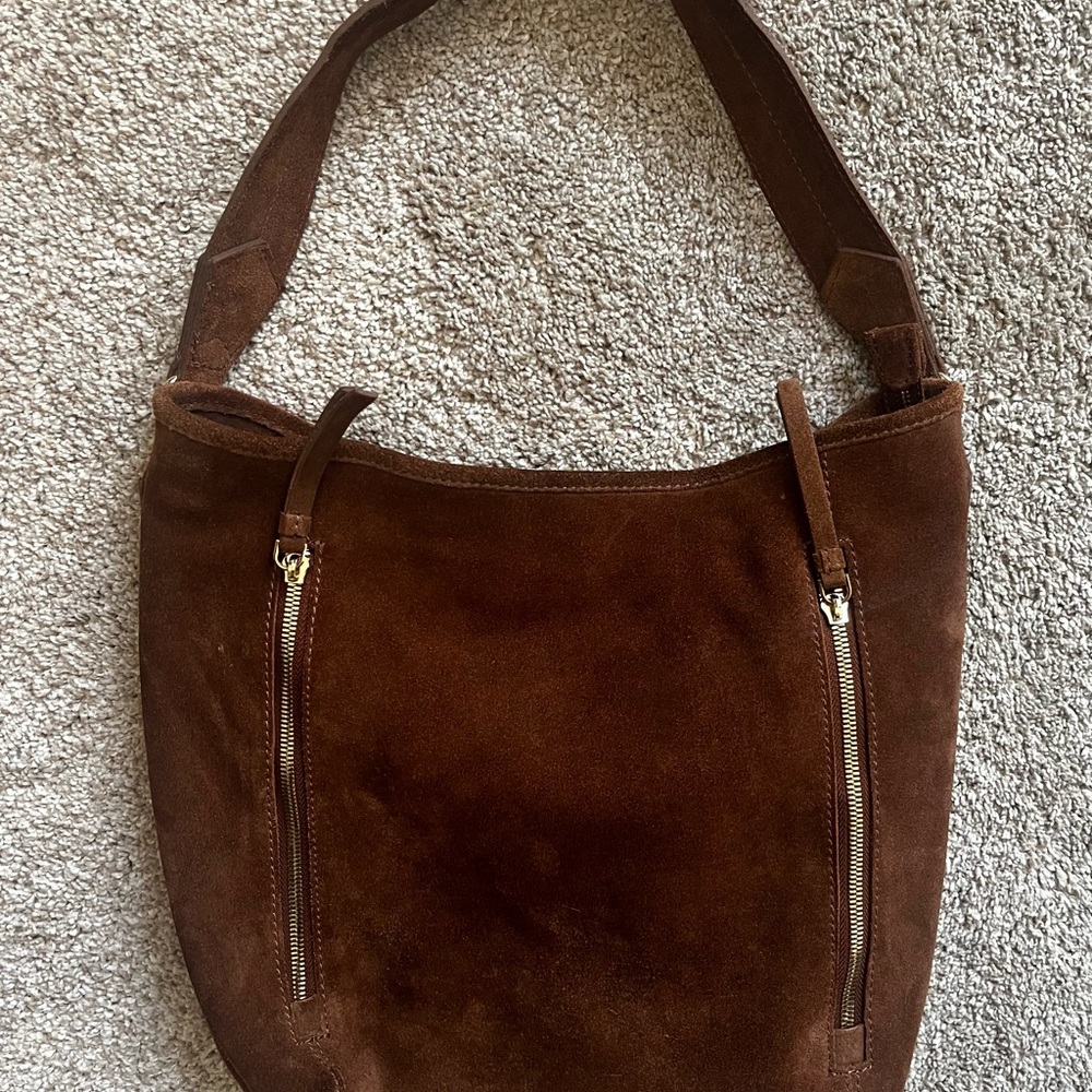 Anthropologie Brown Suede Women's Bag